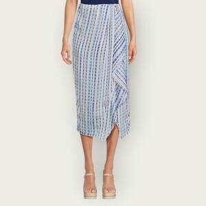 NWT | Misa Los Angeles | Surya Striped Midi Skirt | Scorpio Stripe | XS